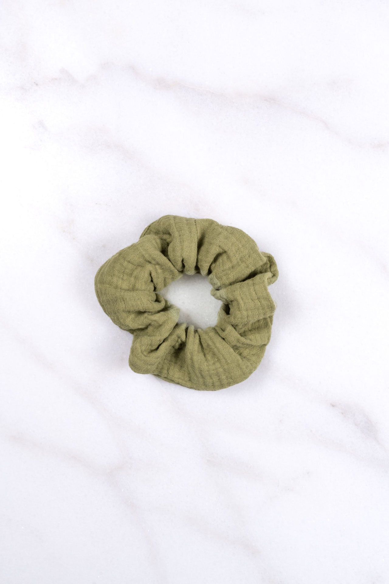 scrunchie - MEDINA muslin - sage
