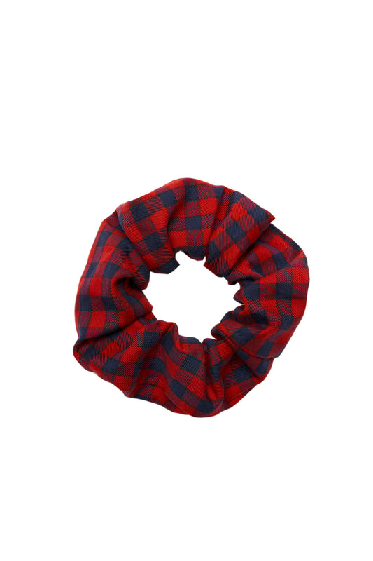 scrunchie - MEDINA cotton - marine/red