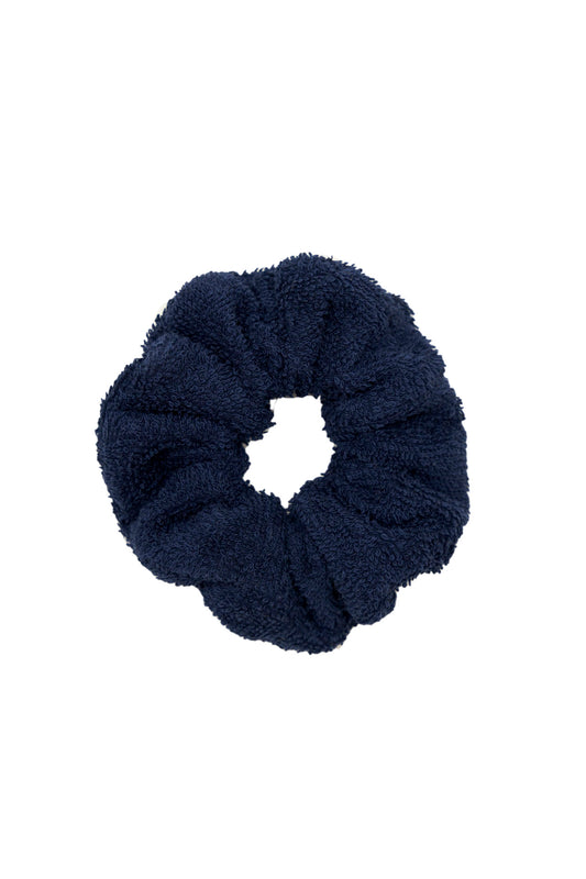 scrunchie - MEDINA terry - marine blue - sale