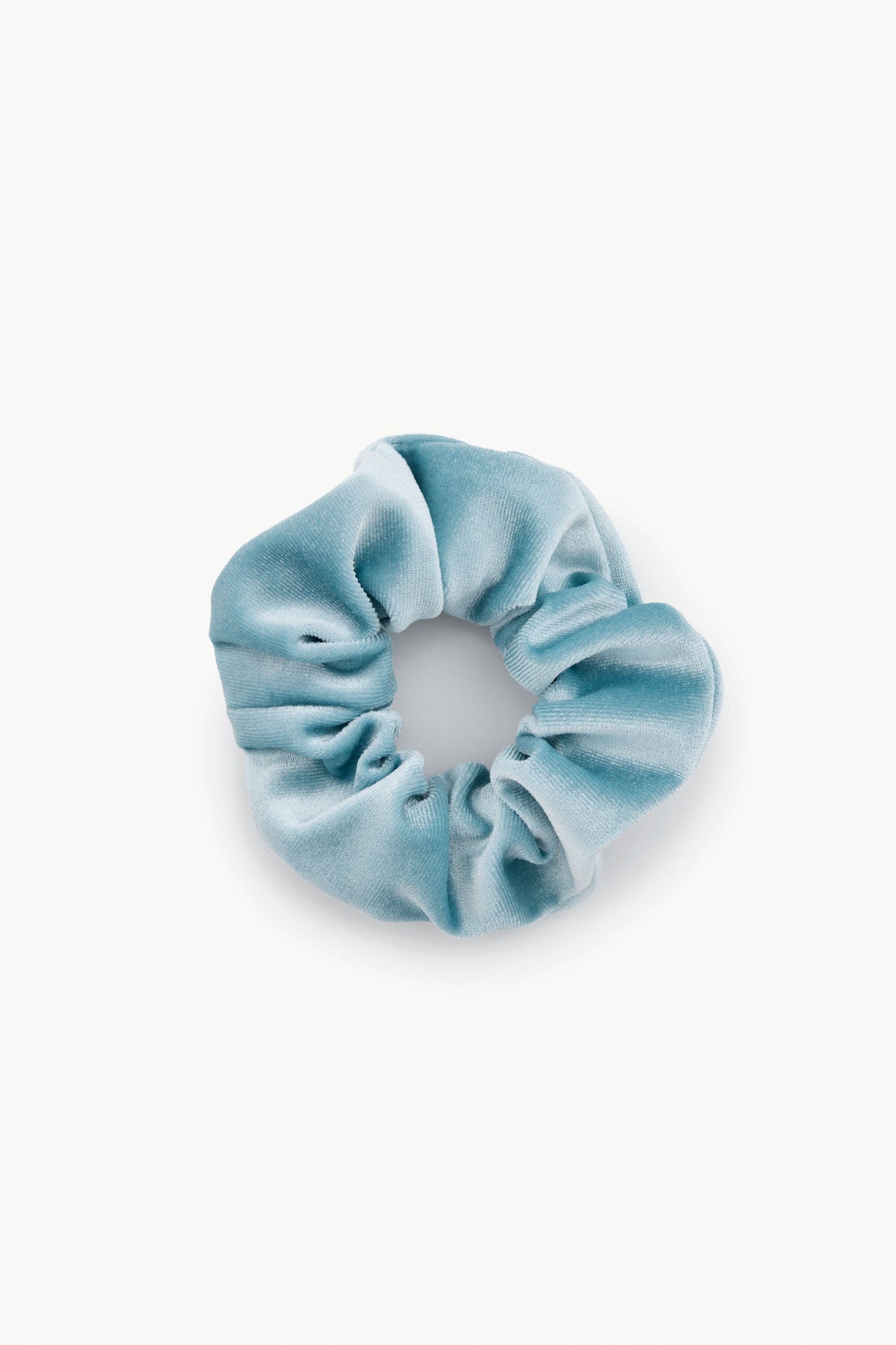 scrunchie - MEDINA velvet - ice blue