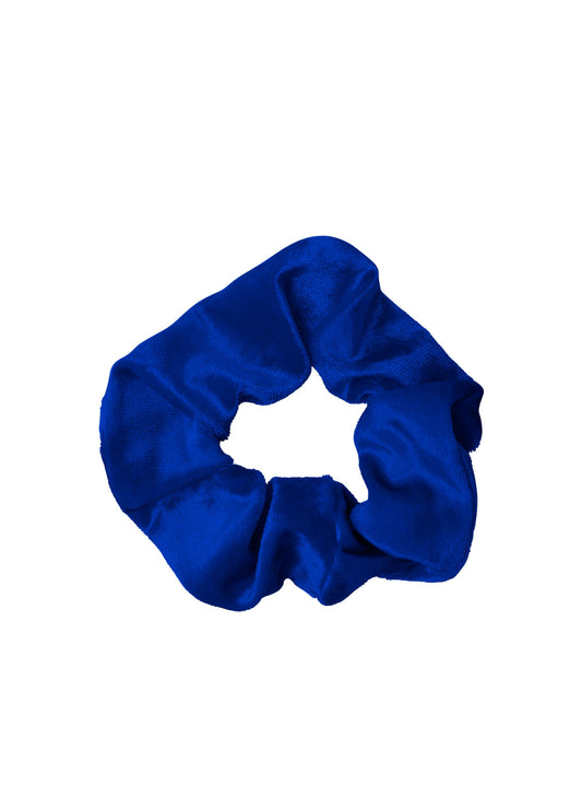 scrunchie - MEDINA velvet - royal blue