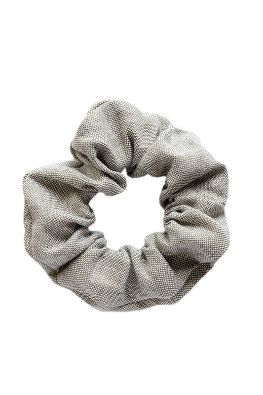 scrunchie - MEDINA linen - grey