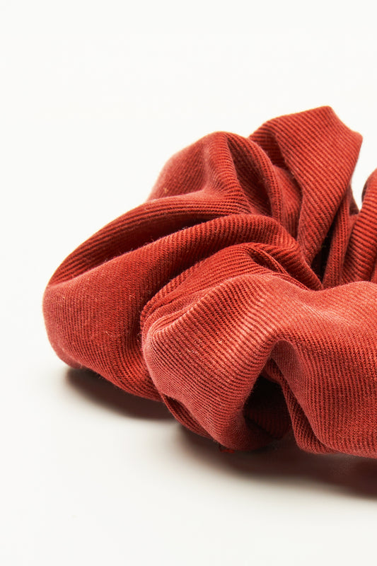 scrunchie - MEDINA tencel - rusty red