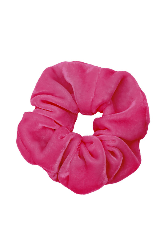 scrunchie - MEDINA velvet silk - pink