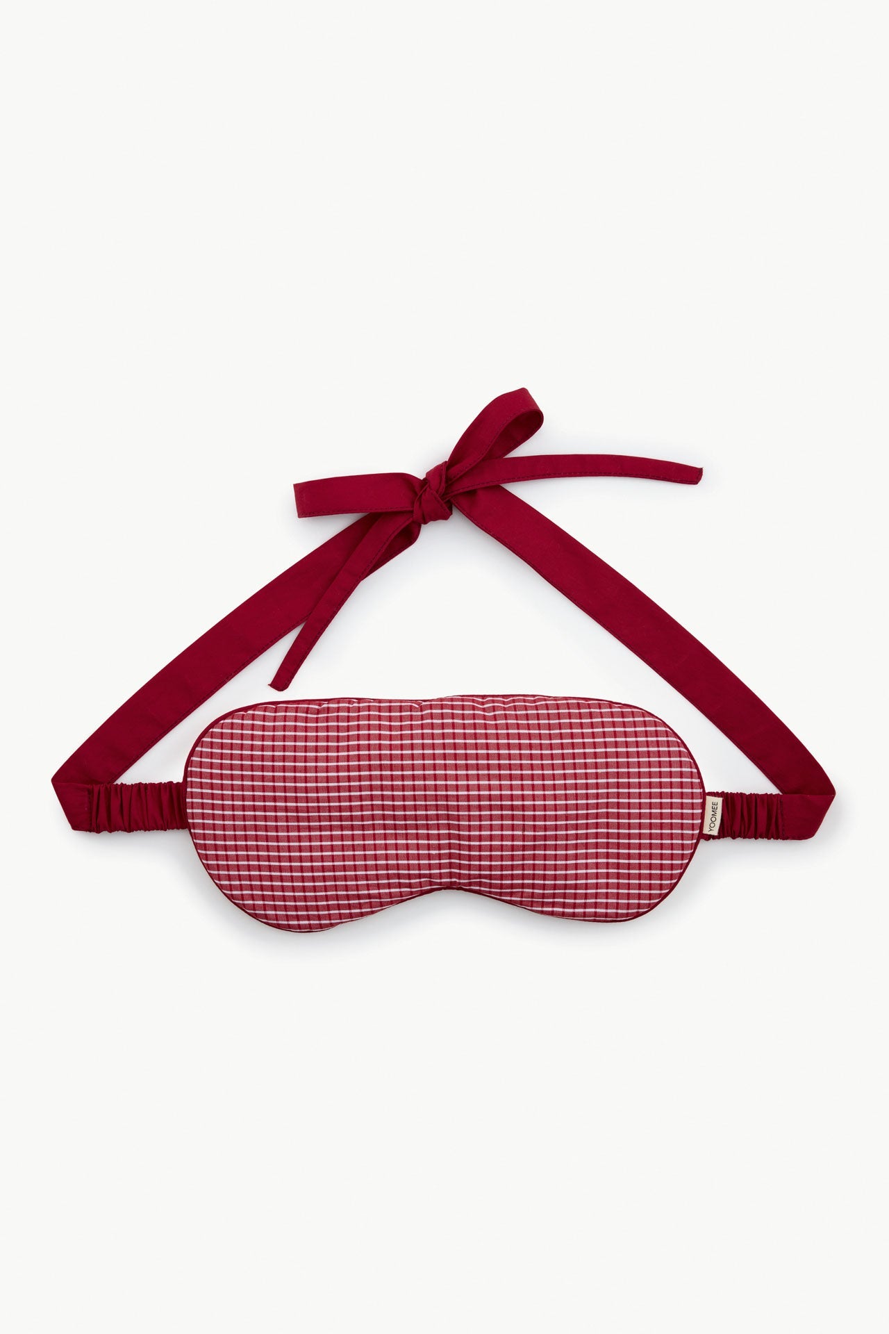 sleeping mask - RAHA checked - red