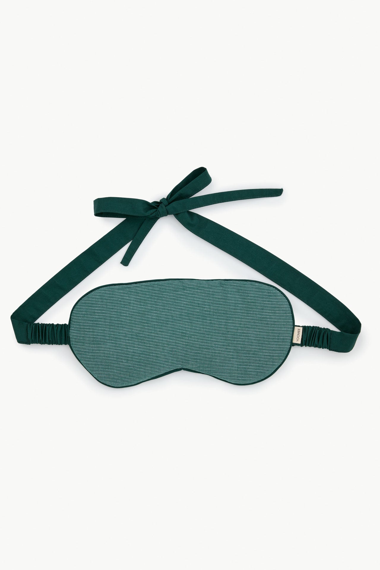 sleeping mask - RAHA stripes - green