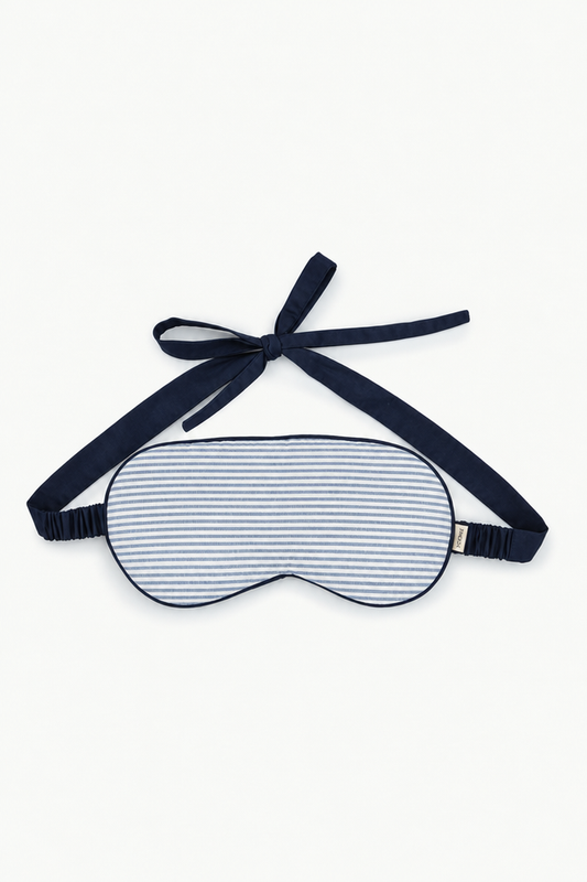 sleeping mask - RAHA stripes - blue