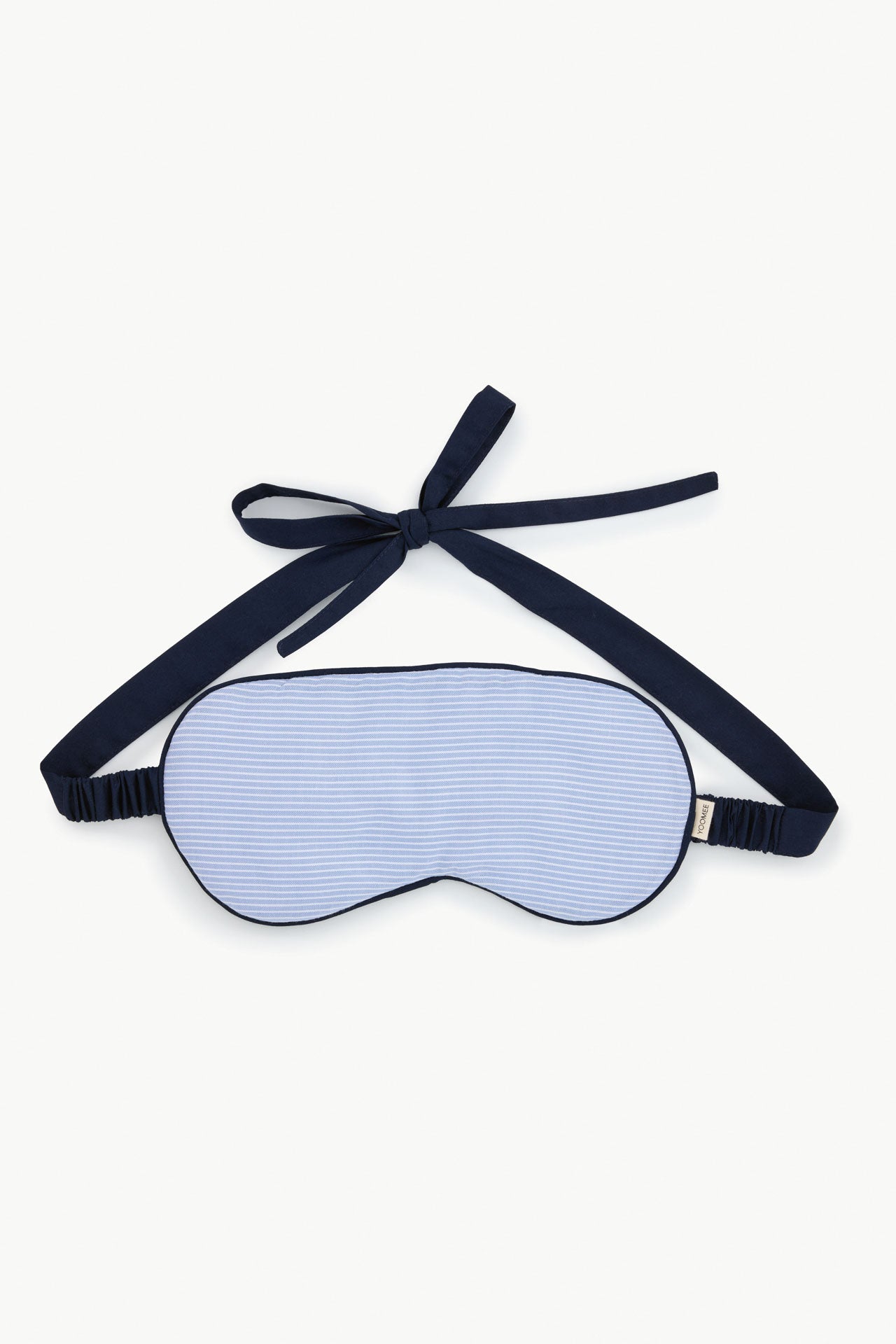 sleeping mask - RAHA stripes - lightblue