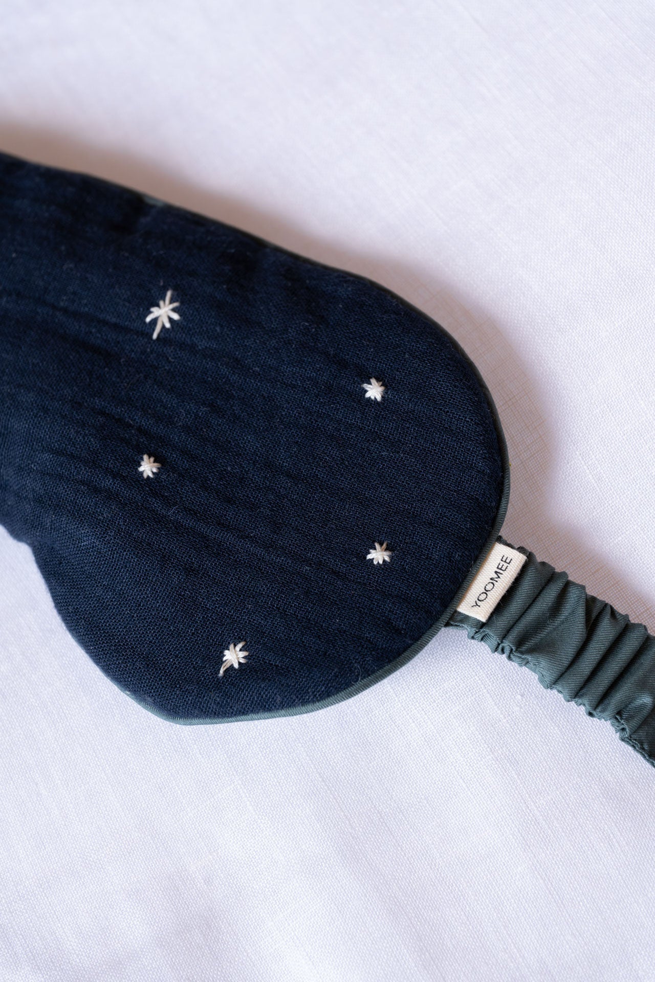 sleeping mask - RAHA stars - marine/mint