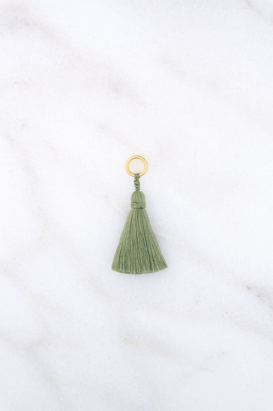 tassel - SHOUSHA - aqua green