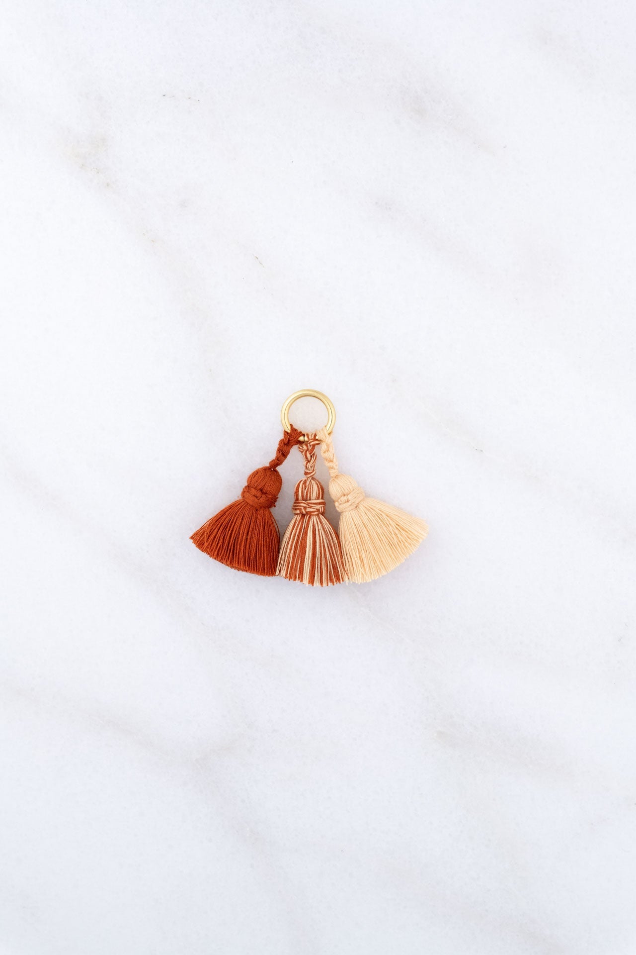 tassel trio - SHOUSHA - red clay