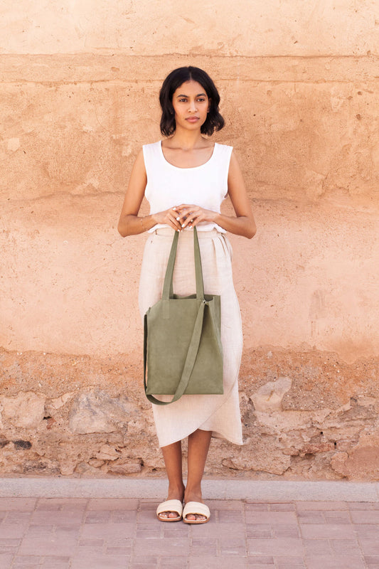 tote - DENYA - crossbody - olive