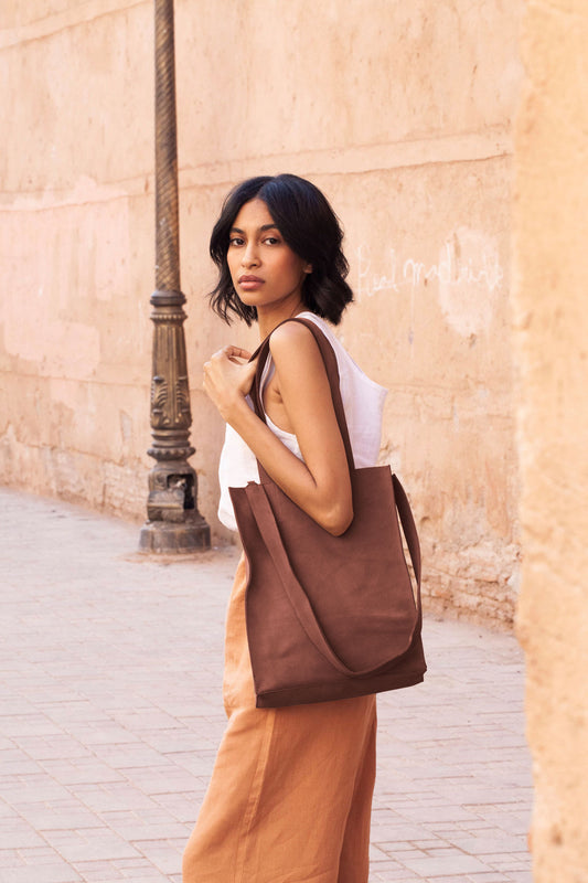 tote - DENYA - crossbody - rose wood