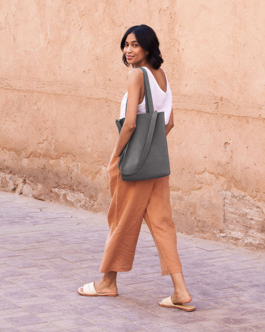 tote - DENYA - crossbody - elephant grey