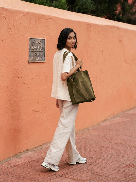 tote - DENYA - crossbody - olive