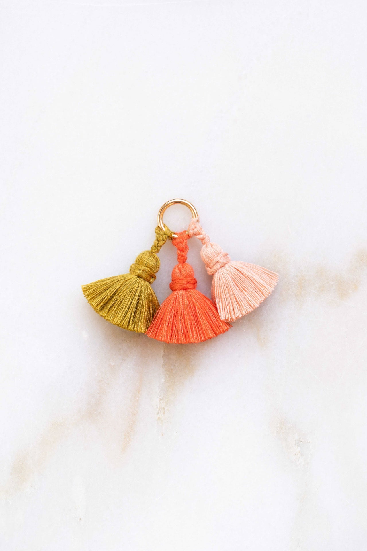 tassel trio - SHOUSHA - coral garden