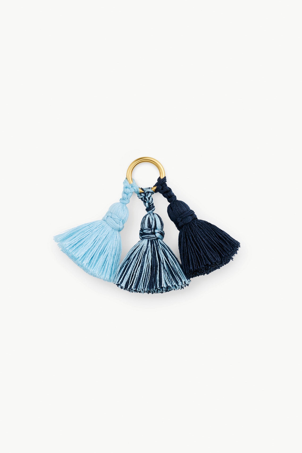 tassel trio - SHOUSHA - aquamarine, marine, moonlight