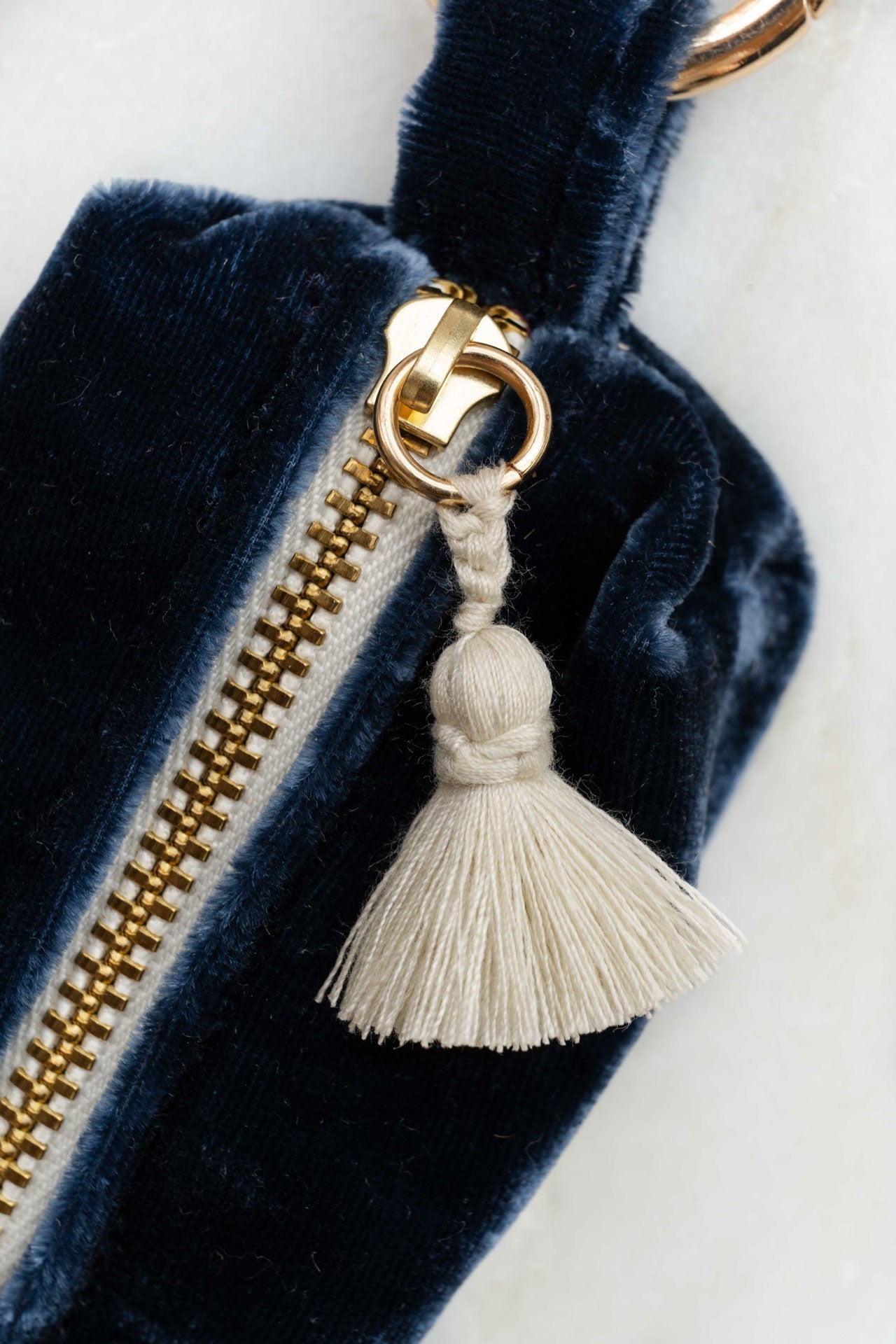 velvet wallet - FLOOSI - marine