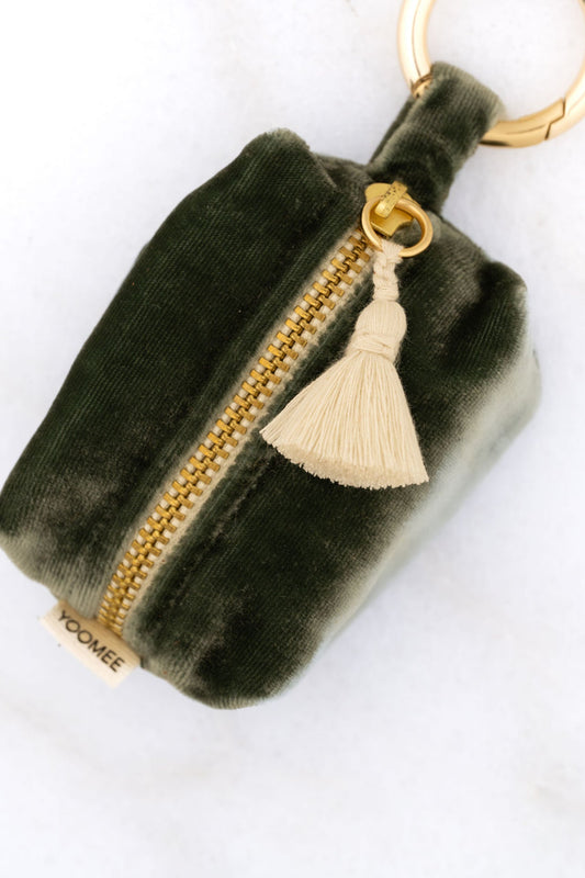 velvet wallet - FLOOSI - petrol