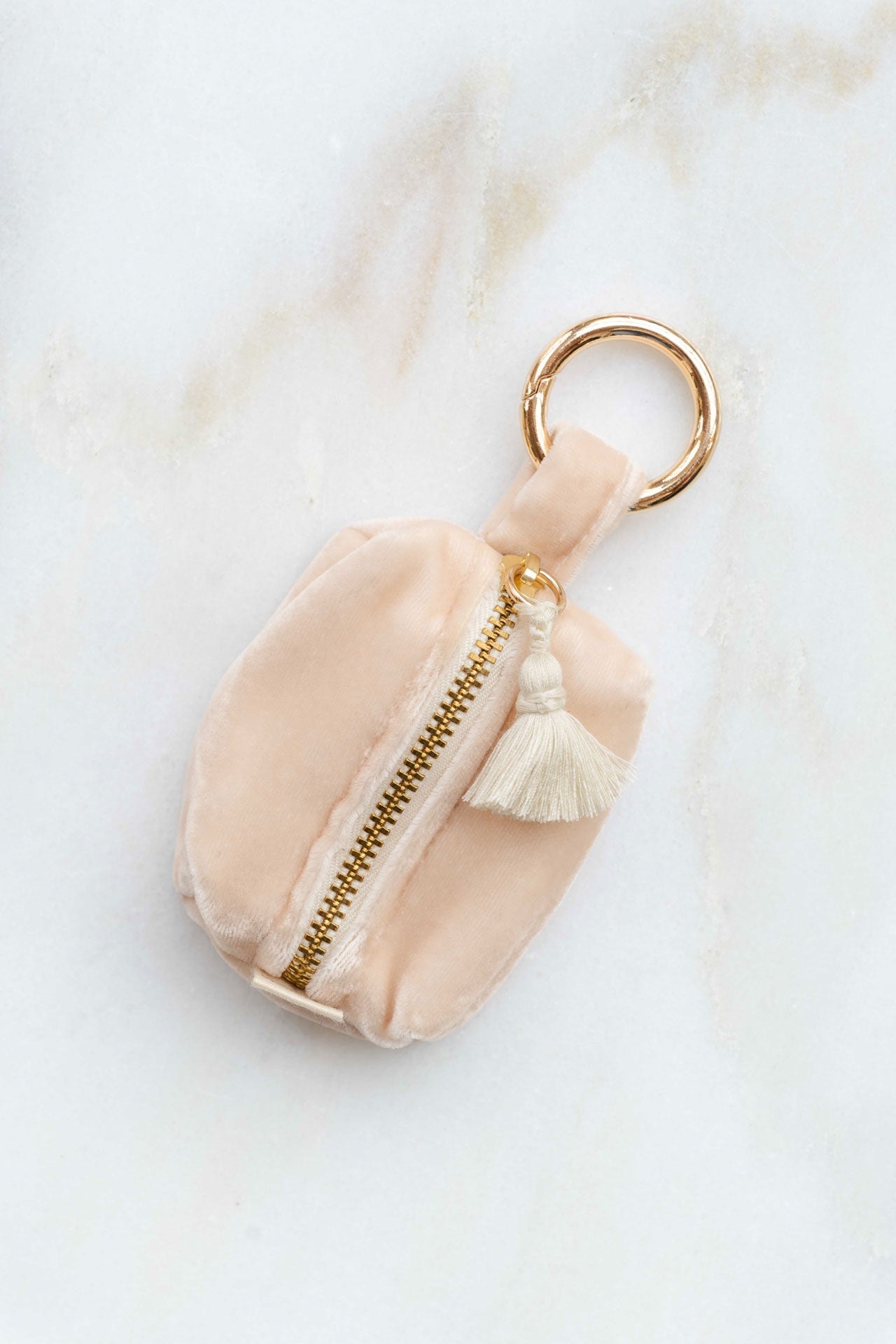 velvet wallet - FLOOSI - soft apricot