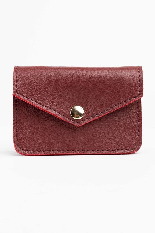 mini wallet - NAIMA - cherry red