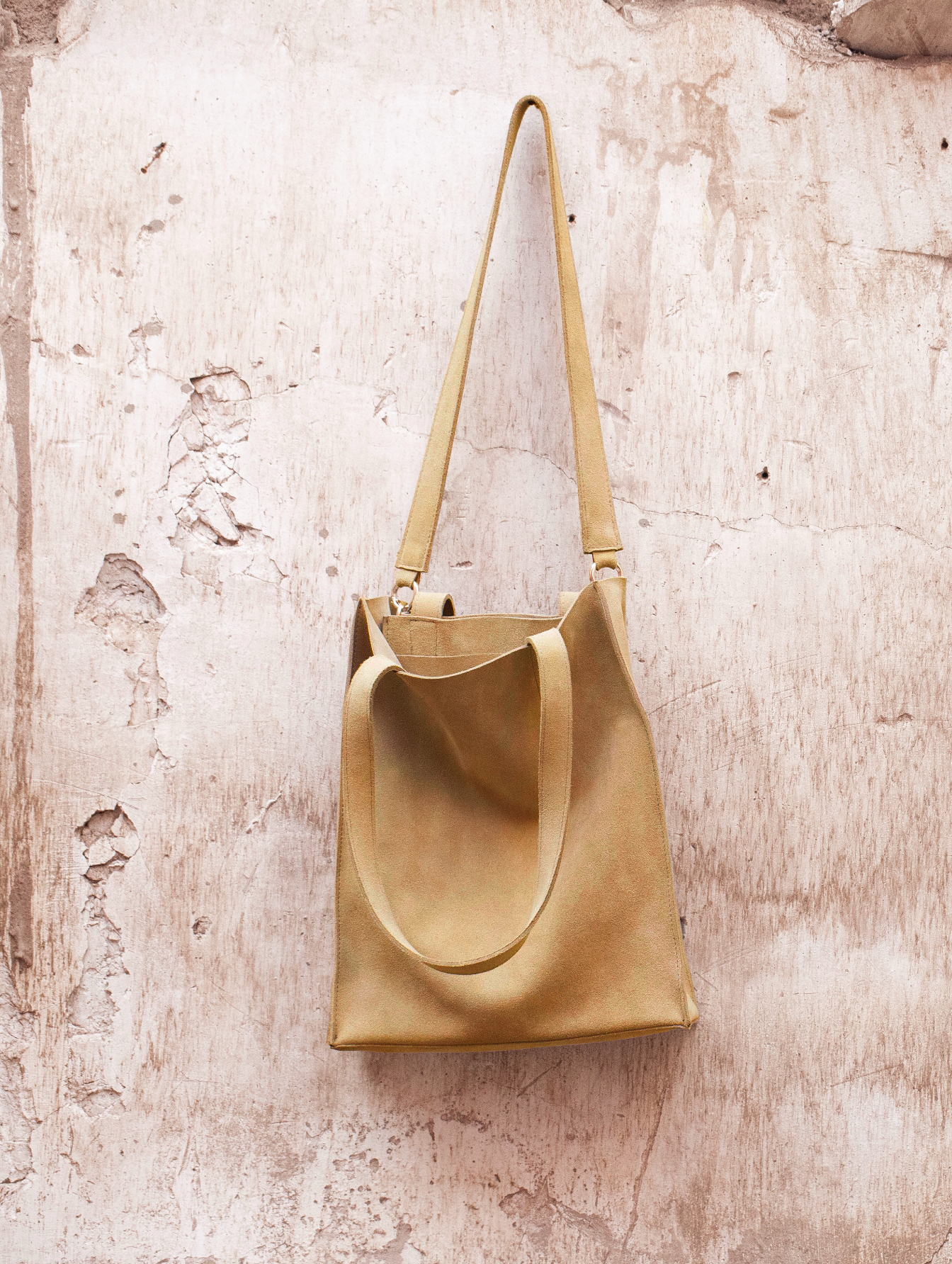 tote - DENYA - crossbody - mustard