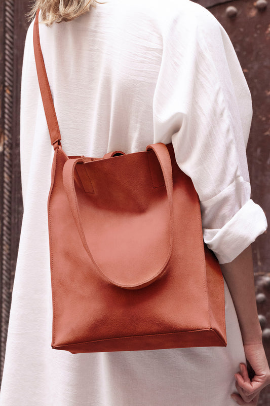 tote - DENYA - crossbody - brick