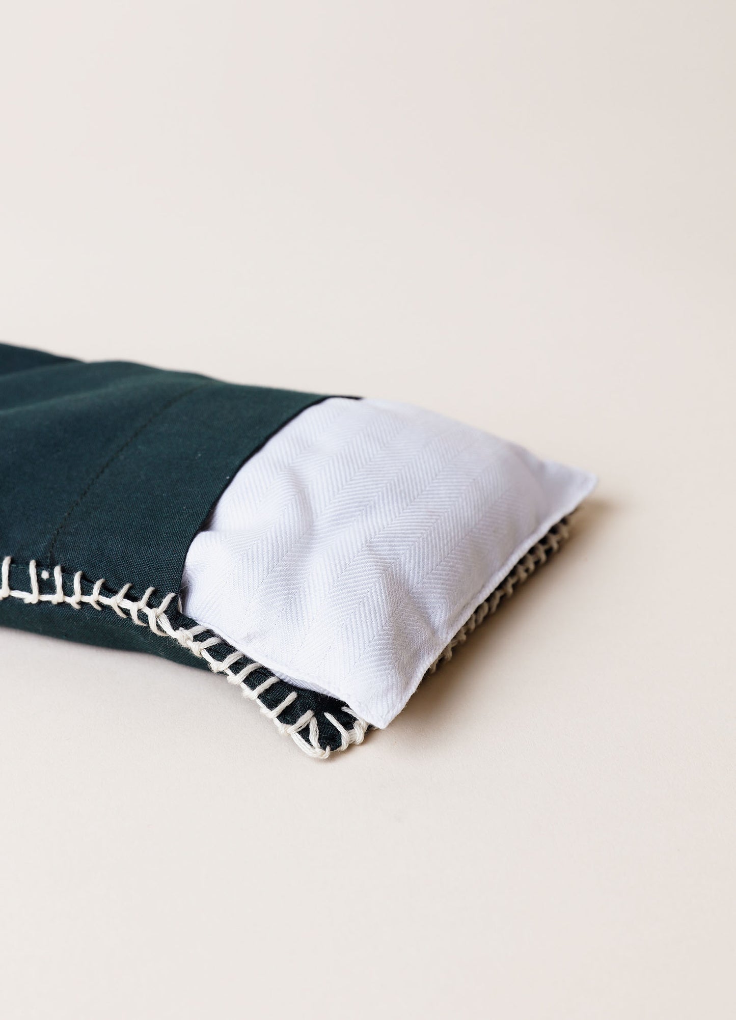 eye pillow - RAHA - emerald