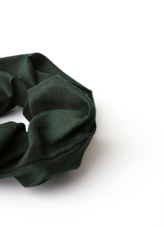 scrunchie - MEDINA silk - emerald