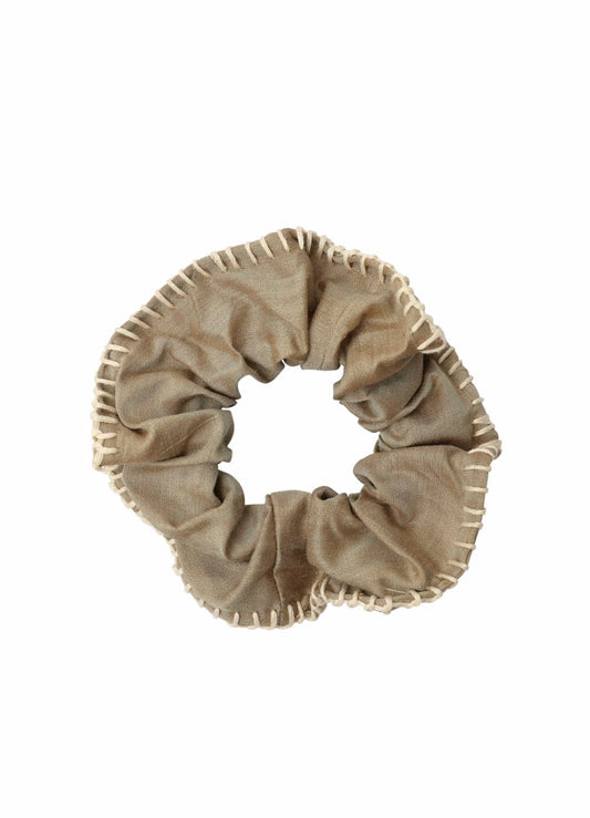 scrunchie - MEDINA - silk - pine hbik